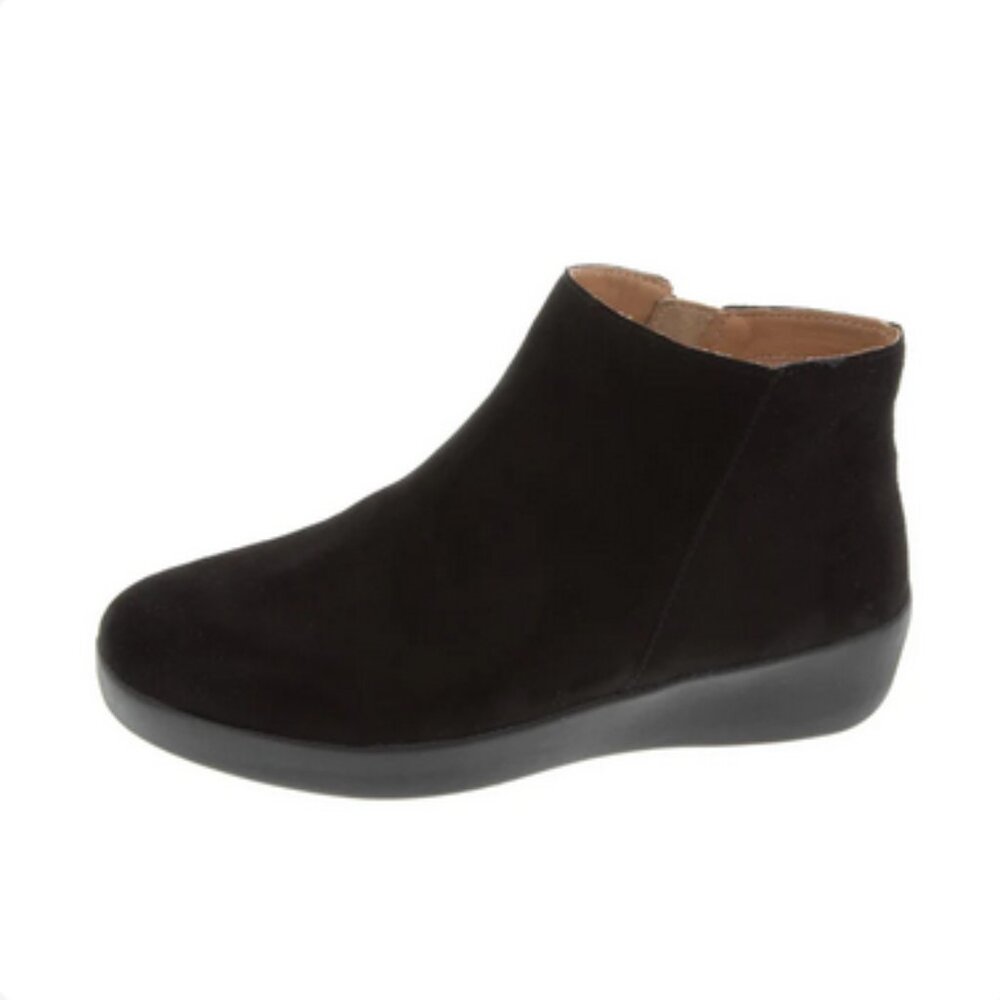 SUMI Black Suede Ankle Boots Size 7.5 Like New